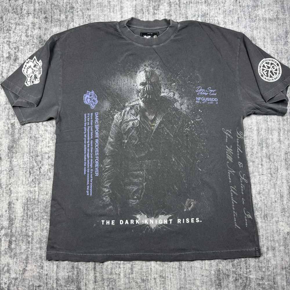 Darc Sport x Batman Bane "RISE AGAIN V2"Dark Knight Rises XL Shirt Tee 809/1000